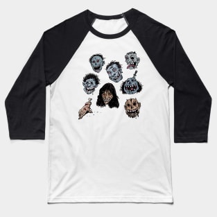 Zombie Family Baseball T-Shirt